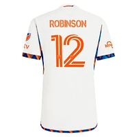 Men's adidas Miles Robinson White FC Cincinnati 2024 The Canvas Kit Authentic Player Jersey