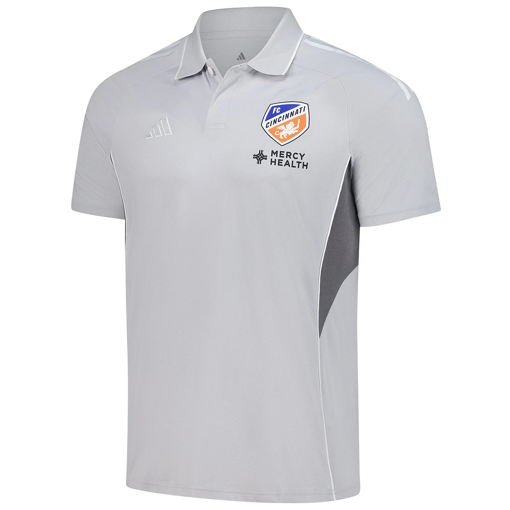 Men's adidas Silver FC Cincinnati 2025 Training Polo
