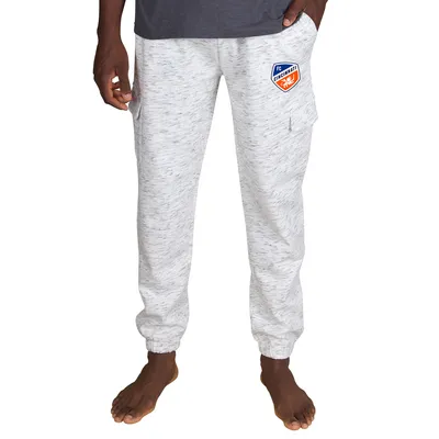 FC Cincinnati Concepts Sport Alley Fleece Cargo Pants - White/Gray