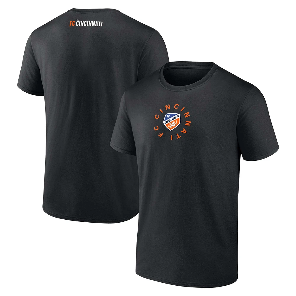 Men's Fanatics  Black FC Cincinnati Foul Play T-Shirt