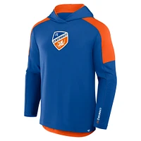 Sweat à capuche de transition bleu FC Cincinnati Red Card Fanatics pour homme