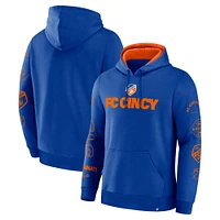 Sweat à capuche pour homme Fanatics Royal FC Cincinnati Penalty Kick Legacy