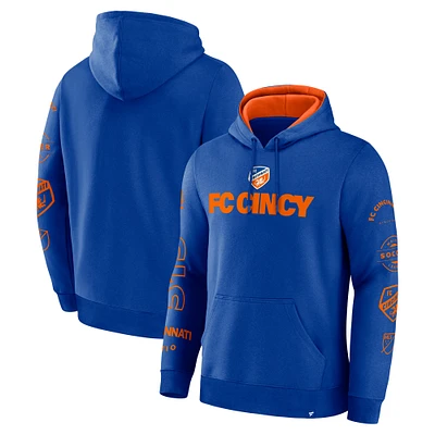 Sweat à capuche pour homme Fanatics Royal FC Cincinnati Penalty Kick Legacy