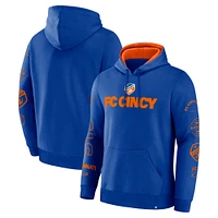 Sweat à capuche pour homme Fanatics Royal FC Cincinnati Penalty Kick Legacy