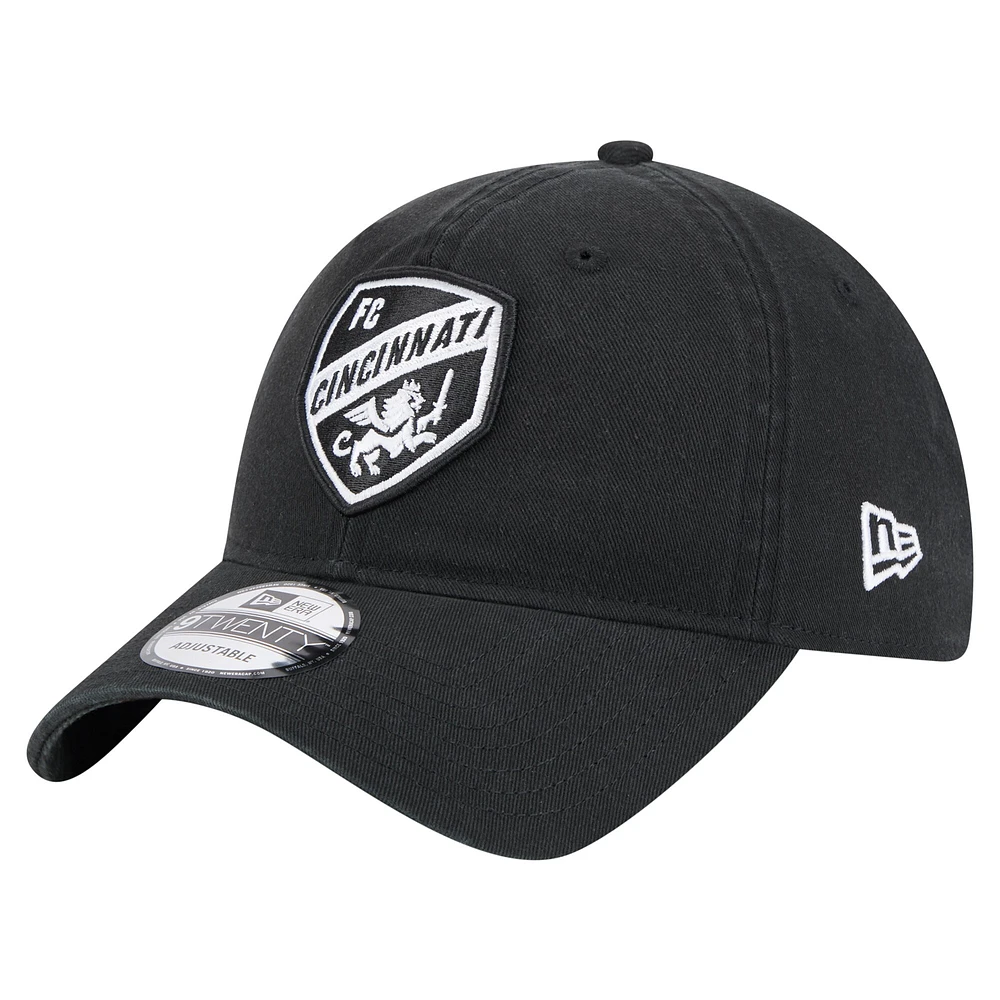 Men's New Era  Black FC Cincinnati 2025 Kickoff 9TWENTY Adjustable Hat