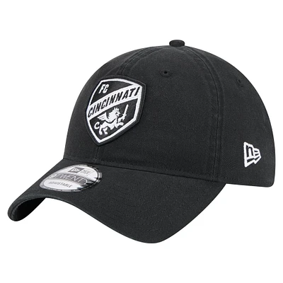 Men's New Era  Black FC Cincinnati 2025 Kickoff 9TWENTY Adjustable Hat