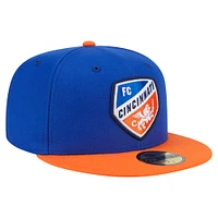Men's New Era  Blue FC Cincinnati 2025 Kickoff 59FIFTY Fitted Hat