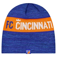 Bonnet bleu New Era FC Cincinnati Kickoff 2025 pour homme