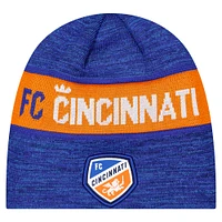 Bonnet bleu New Era FC Cincinnati Kickoff 2025 pour homme