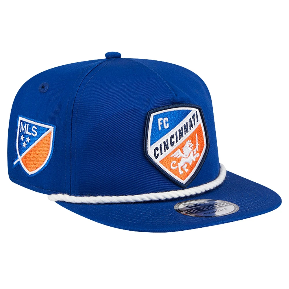 Casquette réglable bleue New Era FC Cincinnati The Golfer Kickoff Collection pour hommes