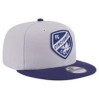 Men's New Era Gray FC Cincinnati Color Pack Two-Tone 9FIFTY Snapback Hat