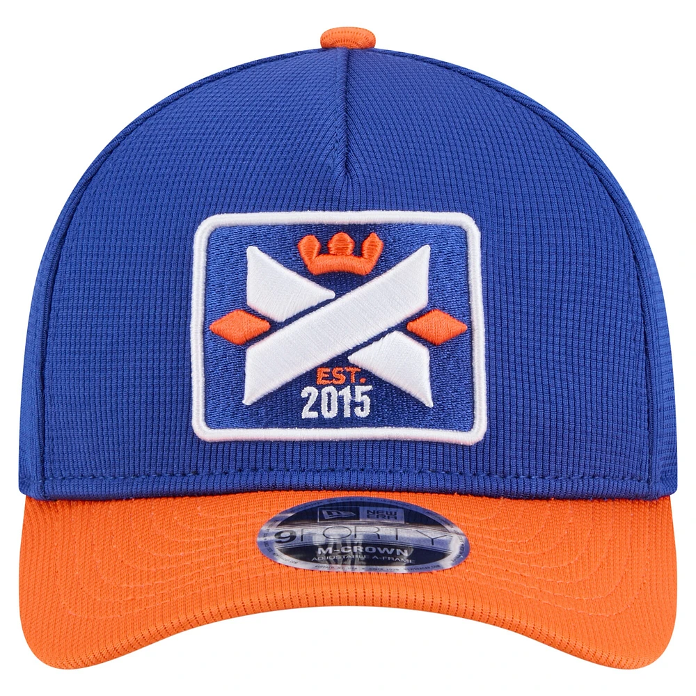 Casquette ajustable New Era Royal FC Cincinnati 2025 Jersey Hook 9FORTY M-Crown pour homme