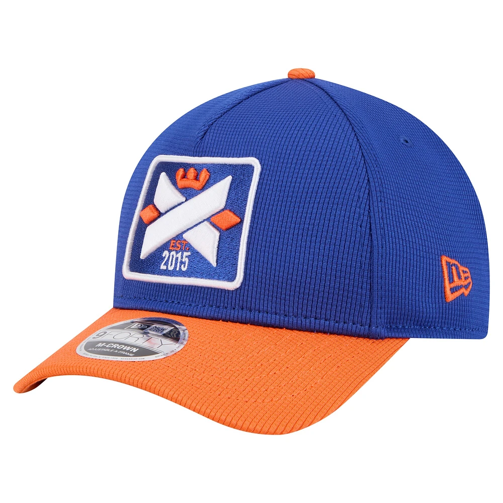 Casquette ajustable New Era Royal FC Cincinnati 2025 Jersey Hook 9FORTY M-Crown pour homme