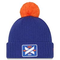 Men's New Era  Royal FC Cincinnati 2025 Jersey Hook Cuffed Knit Hat with Pom