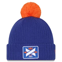 Men's New Era  Royal FC Cincinnati 2025 Jersey Hook Cuffed Knit Hat with Pom
