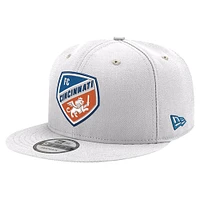 Casquette Snapback New Era FC Cincinnati Hook 9FIFTY blanche pour homme