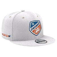 Casquette Snapback New Era FC Cincinnati Hook 9FIFTY blanche pour homme