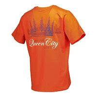 Men's Orange FC Cincinnati Street Heavyweight Relaxed T-Shirt