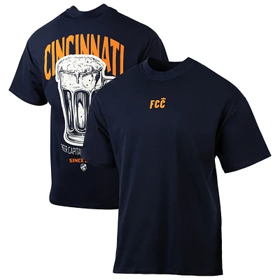 Men's Sport Design Sweden  Navy FC Cincinnati City Soul Oversized T-Shirt
