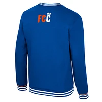 Men's Stadium Essentials Blue FC Cincinnati Half-Time 2-Hit Pullover Sweatshirt