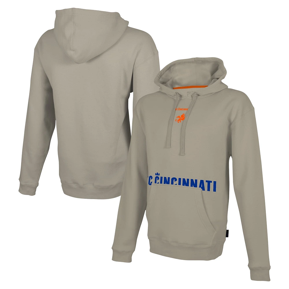 Men's Stadium Essentials Tan FC Cincinnati Status Pullover Hoodie