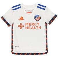 Toddler adidas White FC Cincinnati 2024 AEROREADY Team Jersey