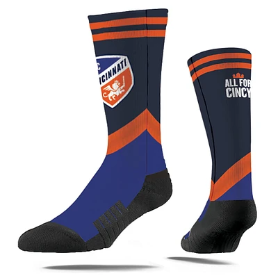 Unisex Strideline  FC Cincinnati 2025 Jersey Hook Premium Crew Socks