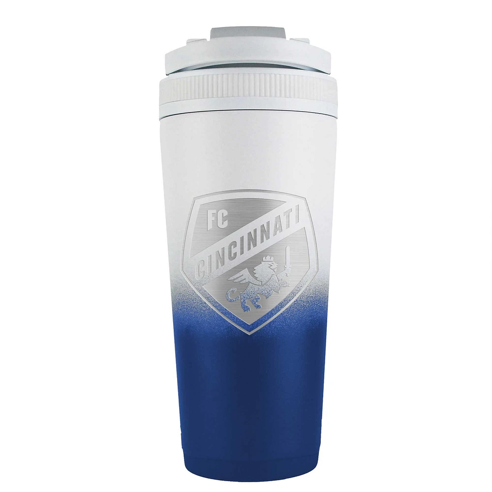 WinCraft FC Cincinnati 26oz. Bouteille mélangeur à shaker à glace en acier inoxydable Ombre