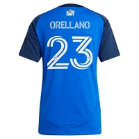 Women's adidas Luca Orellano Blue FC Cincinnati 2025 Orange and Legacy Kit Replica Player Jersey
