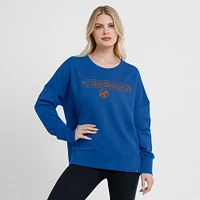 Women's Fanatics Blue FC Cincinnati Oversized Captain Arm Band Pullover Sweatshirt