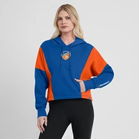 Women's Fanatics Blue FC Cincinnati Oversized Legacy Goalkeeper Pullover Hoodie