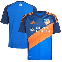 Youth adidas  Blue FC Cincinnati 2025 Orange and Legacy Kit Replica Jersey