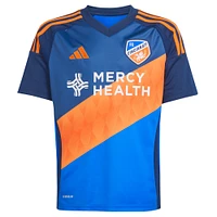 Youth adidas  Blue FC Cincinnati 2025 Orange and Legacy Kit Replica Jersey