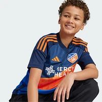 Youth adidas  Blue FC Cincinnati 2025 Orange and Legacy Kit Replica Jersey