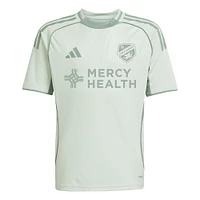 Youth adidas Light Green FC Cincinnati 2025 One Planet Pre-Match Top