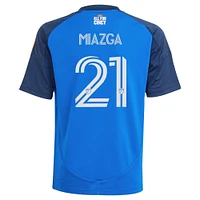 Youth adidas Matt Miazga Blue FC Cincinnati 2025 Orange and Legacy Kit Replica Player Jersey