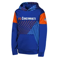 Youth Blue FC Cincinnati Unbeatable Pullover Hoodie