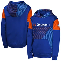 Youth Blue FC Cincinnati Unbeatable Pullover Hoodie