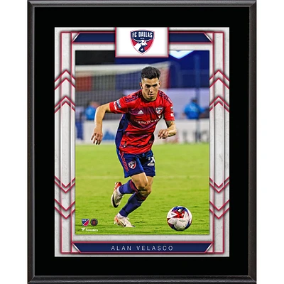 Plaque de joueur sublimée Alan Velasco FC Dallas 10,5" x 13"