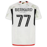 Bernard Kamungo FC Dallas Autographed Match-Used #77 White adidas Jersey from the 2024 MLS Season - Size S