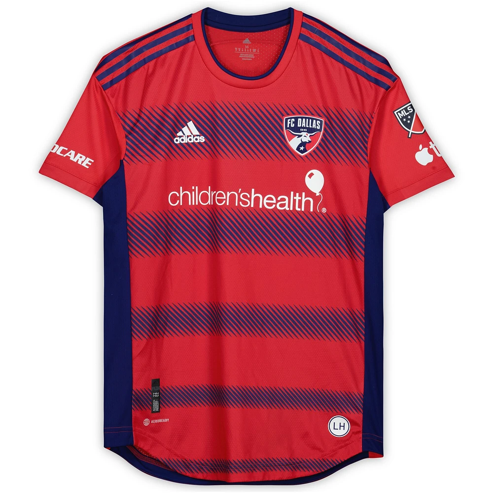 Ema Twumasi FC Dallas Autographed Match-Used #22 Red Jersey from the 2023 MLS Season