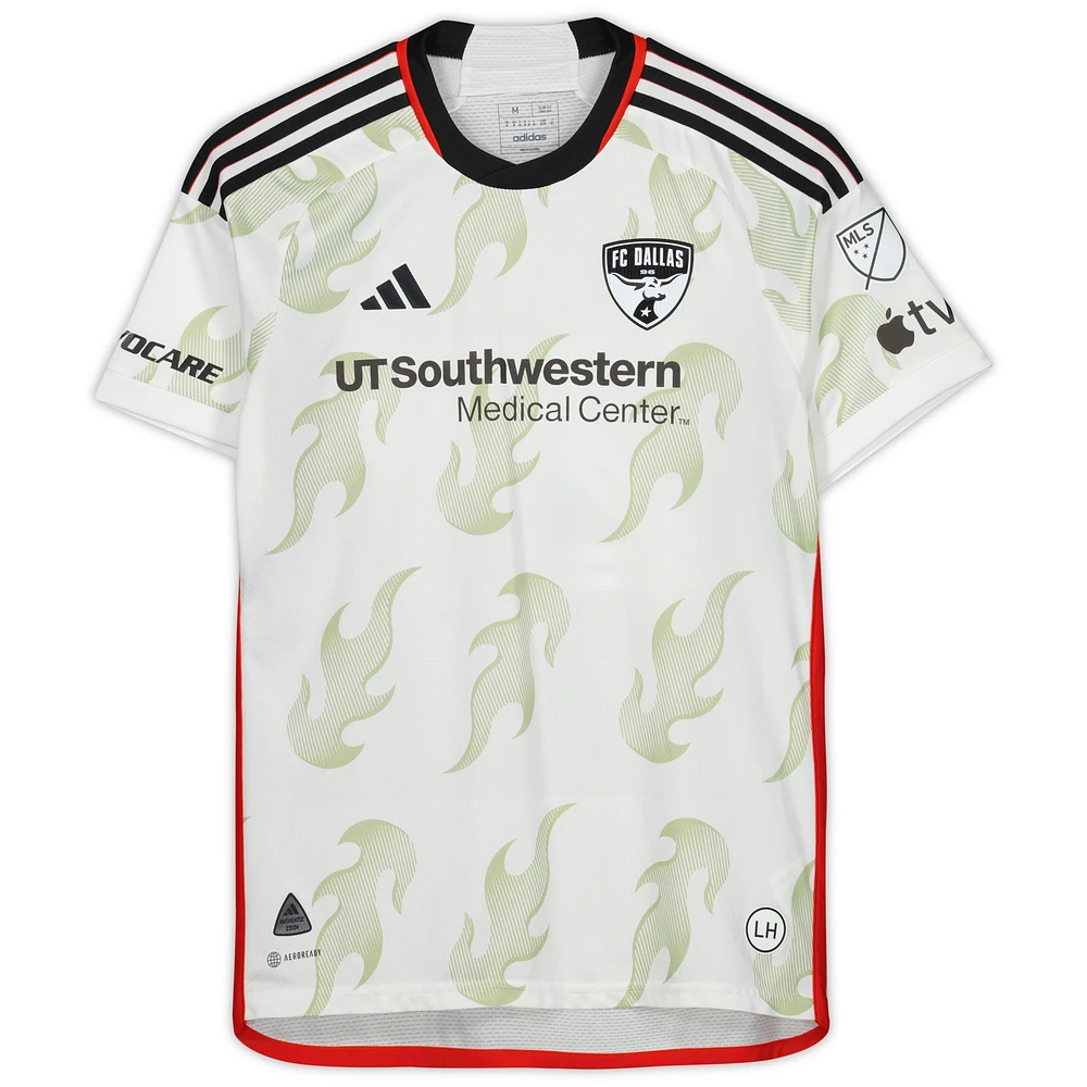 Facundo Quignón FC Dallas Autographed Match-Used #5 White Jersey from the 2023 MLS Season