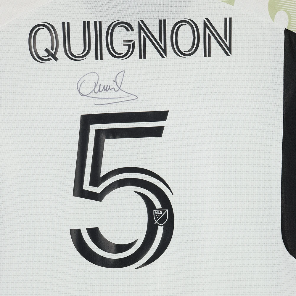 Facundo Quignón FC Dallas Autographed Match-Used #5 White Jersey from the 2023 MLS Season
