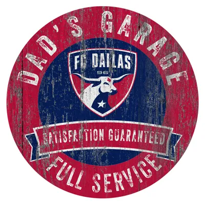 FC Dallas 12" x 12" Dad's Garage Sign