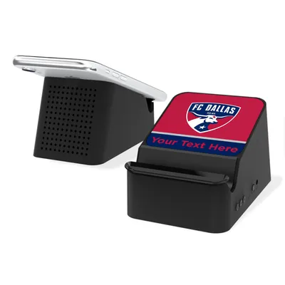 FC Dallas Personalized Wireless Charging Station & Bluetooth Speaker