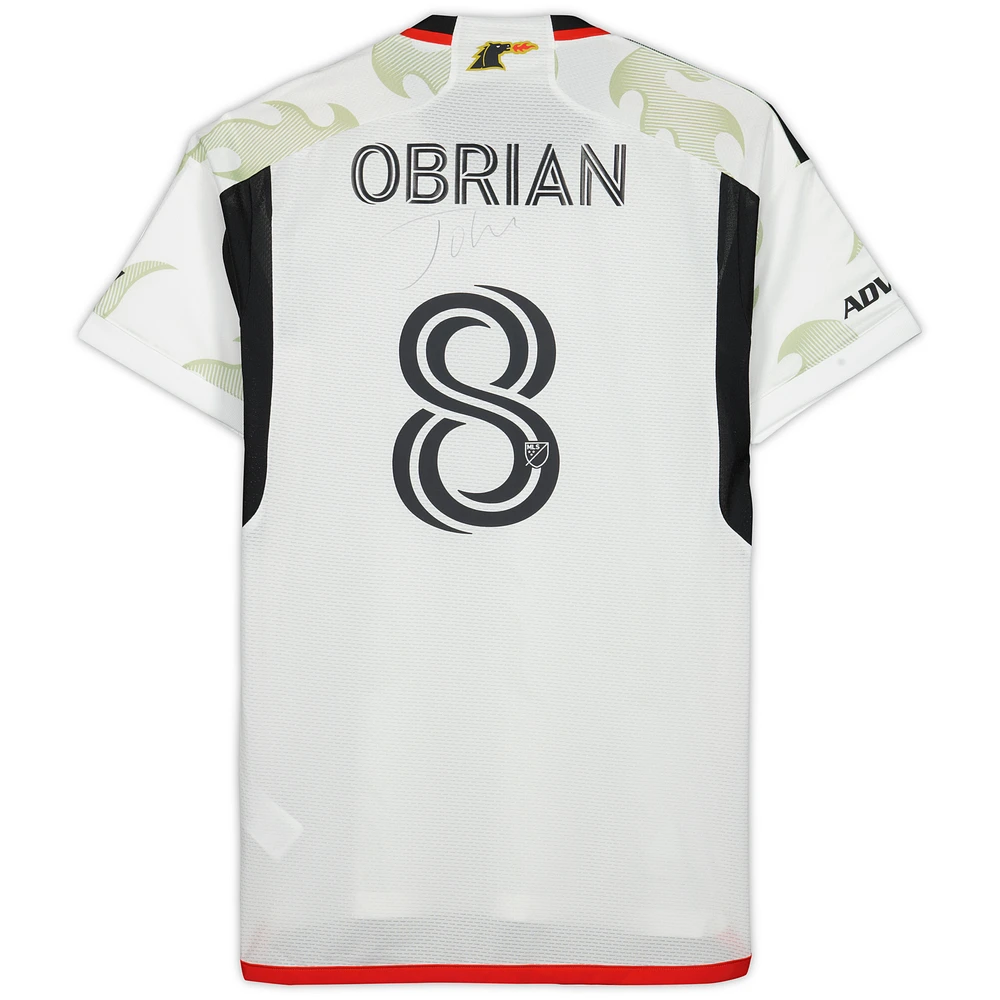 Jáder Obrian FC Dallas Autographed Match-Used #8 White Jersey from the 2023 MLS Season