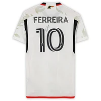 Jesus Ferreira FC Dallas Autographed Match-Used #10 White adidas Jersey from the 2024 MLS Season - Size M