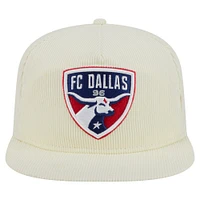 Men's New Era  Cream FC Dallas 2025 Kickoff Snapback Golfer Hat