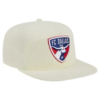 Men's New Era  Cream FC Dallas 2025 Kickoff Snapback Golfer Hat