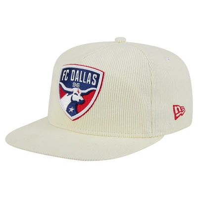 Men's New Era  Cream FC Dallas 2025 Kickoff Snapback Golfer Hat